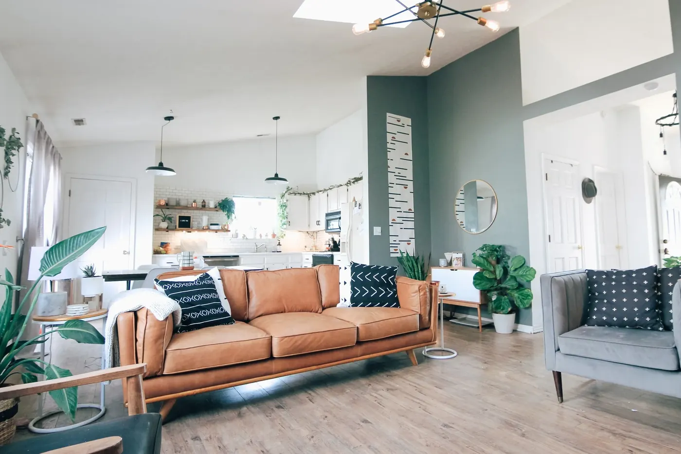 Clean home interior